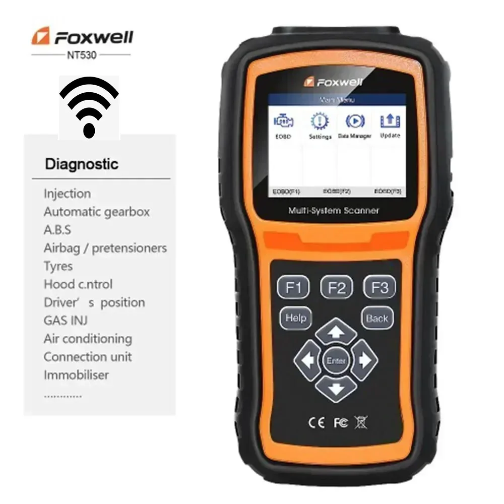 Foxwell NT530plus診断スキャナー OBD2 コーディングに Foxwell-NT530 Plus 992 918 日本語 OBD2 スキャナー 故障診断機
