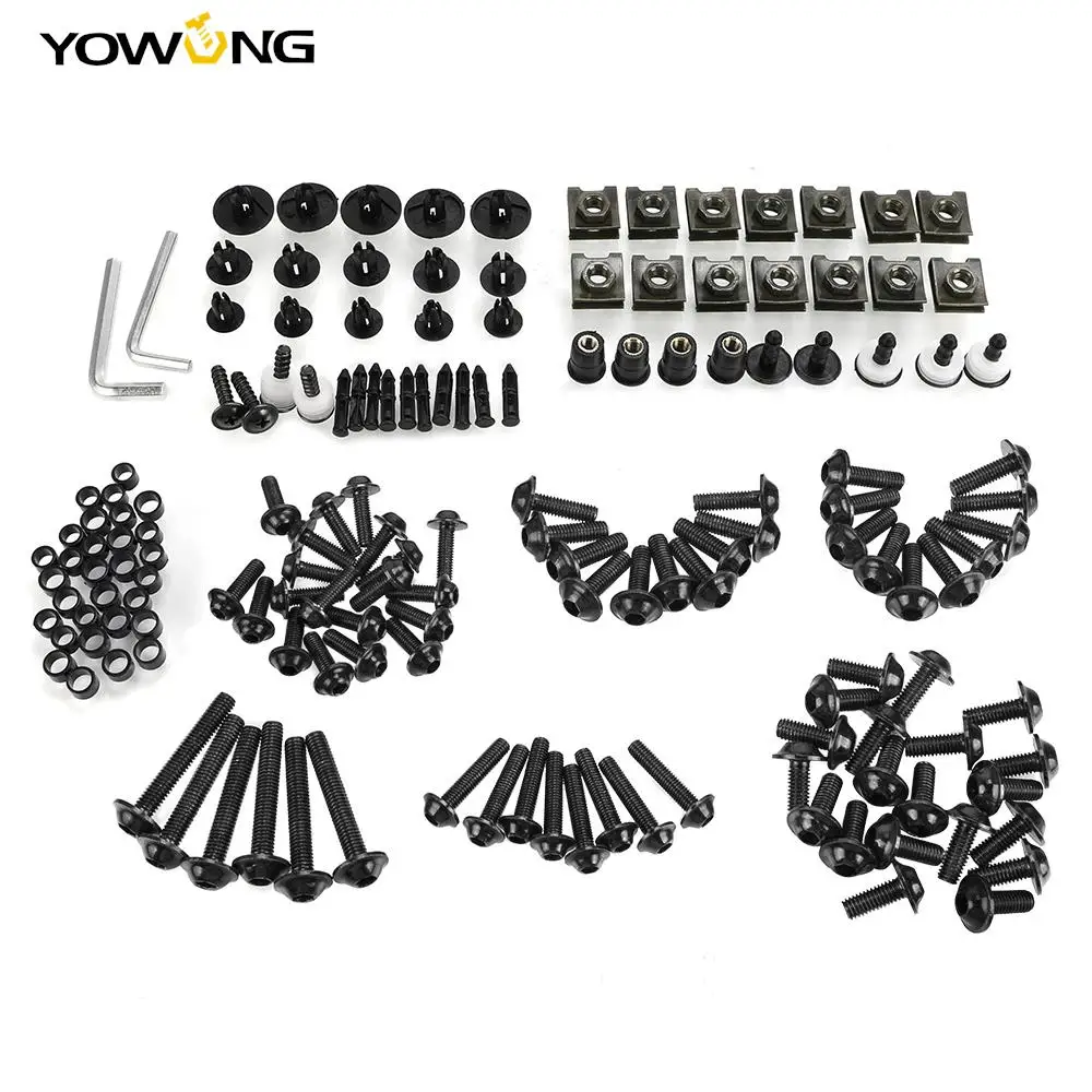 Motorcycle CNC Fairing Bolt Kit Fastener Clips Screw For YAMAHA TMAX 500 530 MT07 MT-07 MT09 FZ1 FZ6 R1 R3 R6 R15 Tenere 700