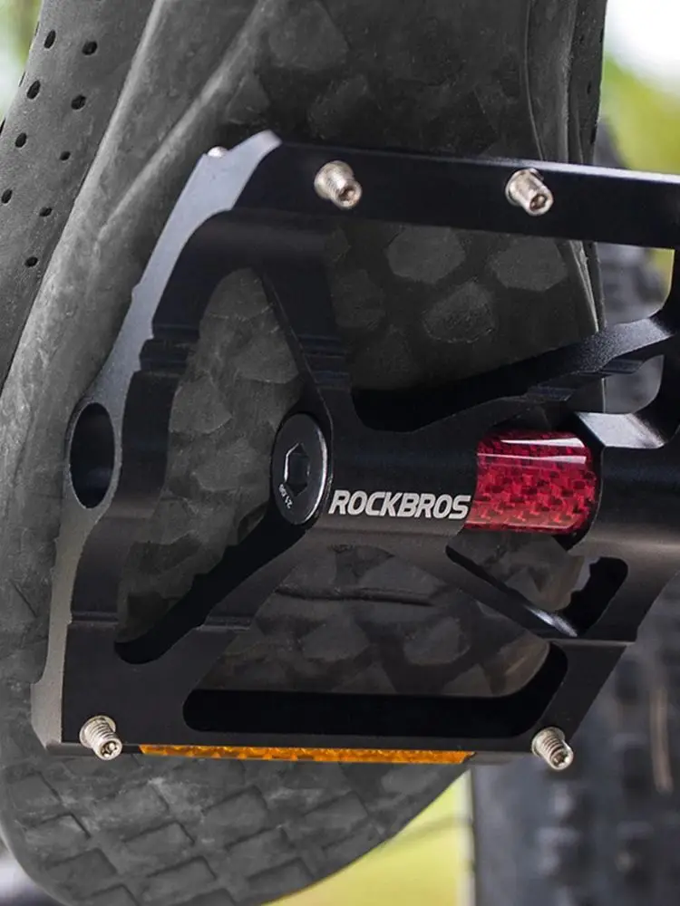 AliExpress ROCKBROS Bicycle Pedals Bike Ultralight Mountain Bike Pedal MTB Reflective Bearing Cycling Pedals Bike Accessories