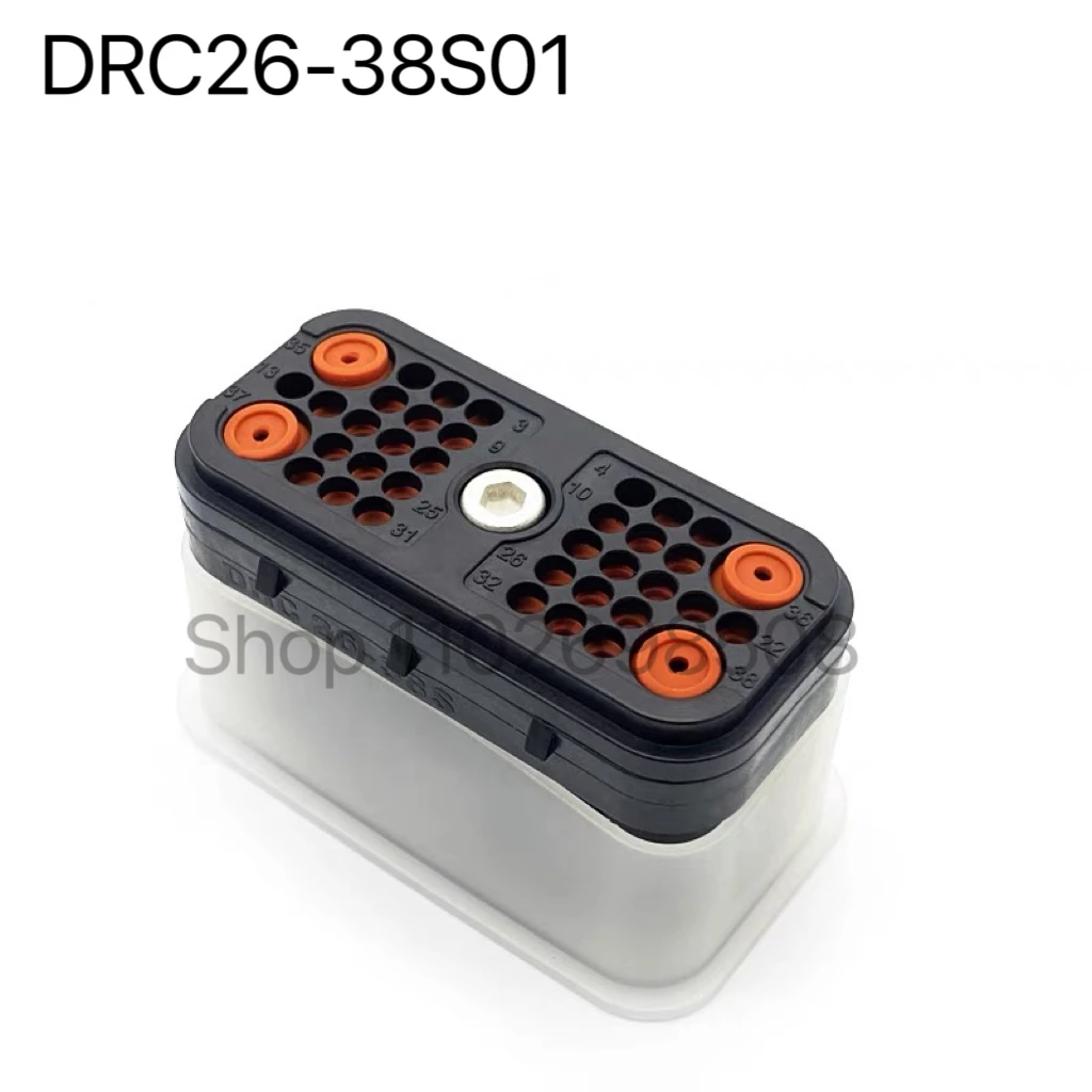 38 Pin/way Original connector DRC series DRC26-38S automotive waterproof plug DRC26-38S01 DRC26-38S02 With terminal Pins