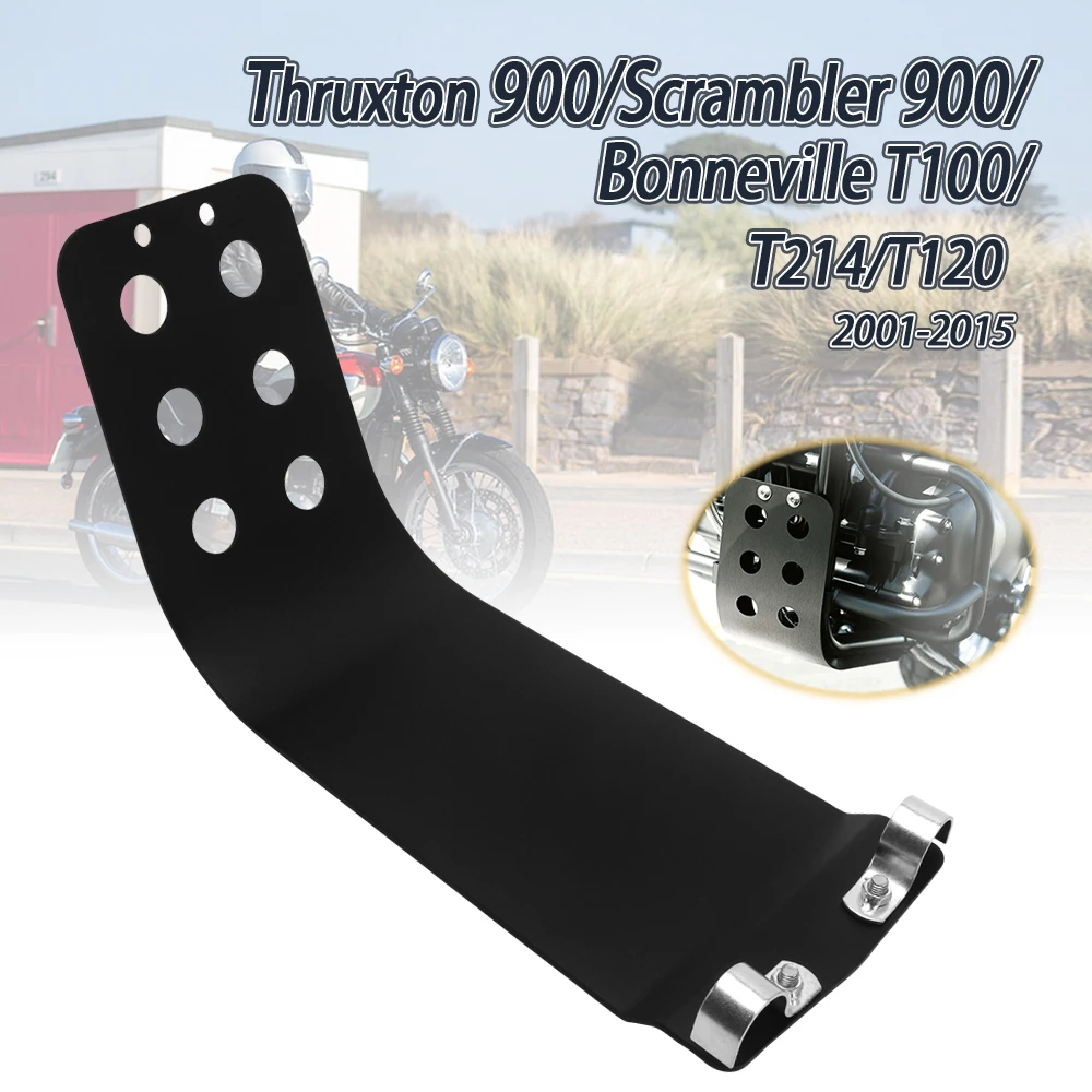 

Motorcycle Engine Guard Bash Skid Plate Oil Cooler Cover For T214 SE T120 Thruxton 900 Scrambler 900 T100 110th Anniversary