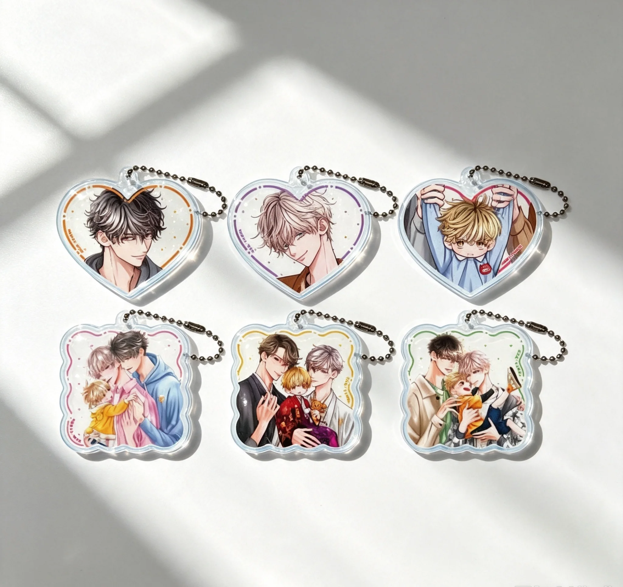 6CM Komochi Host no Kiken na Rinjin Акриловые брелоки-подвески, аксессуары для сумок, коллекция товаров, праздничные подарки