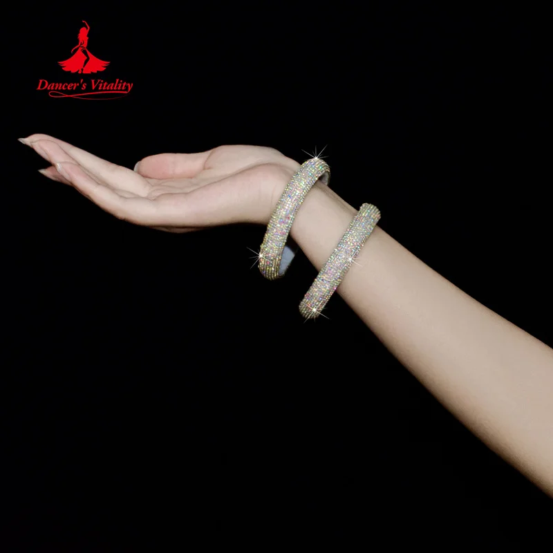 BellyDance Competition Accessory Jewelry Senior Diamond Bracelet Women's Oriental Dance Modern Dancing Performance Accessories