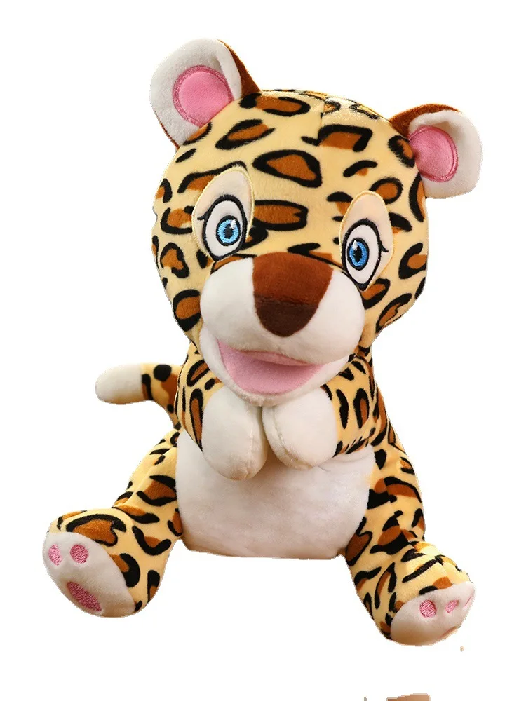 New Animal Hand Doll Toy Tiger guanti Comfort Children Doll Cloth Story Puppet