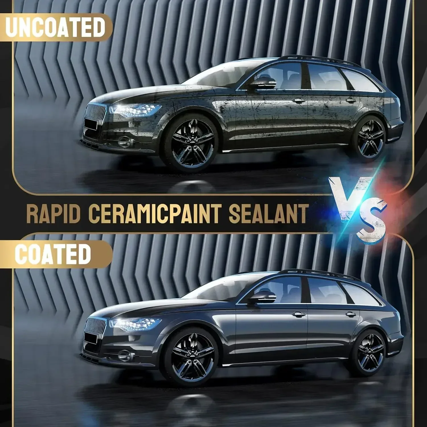 12H Graphene Ceramic Coating with Self Healing and UV Track Technology Car Detailing Professionals 10+ Years of Protection