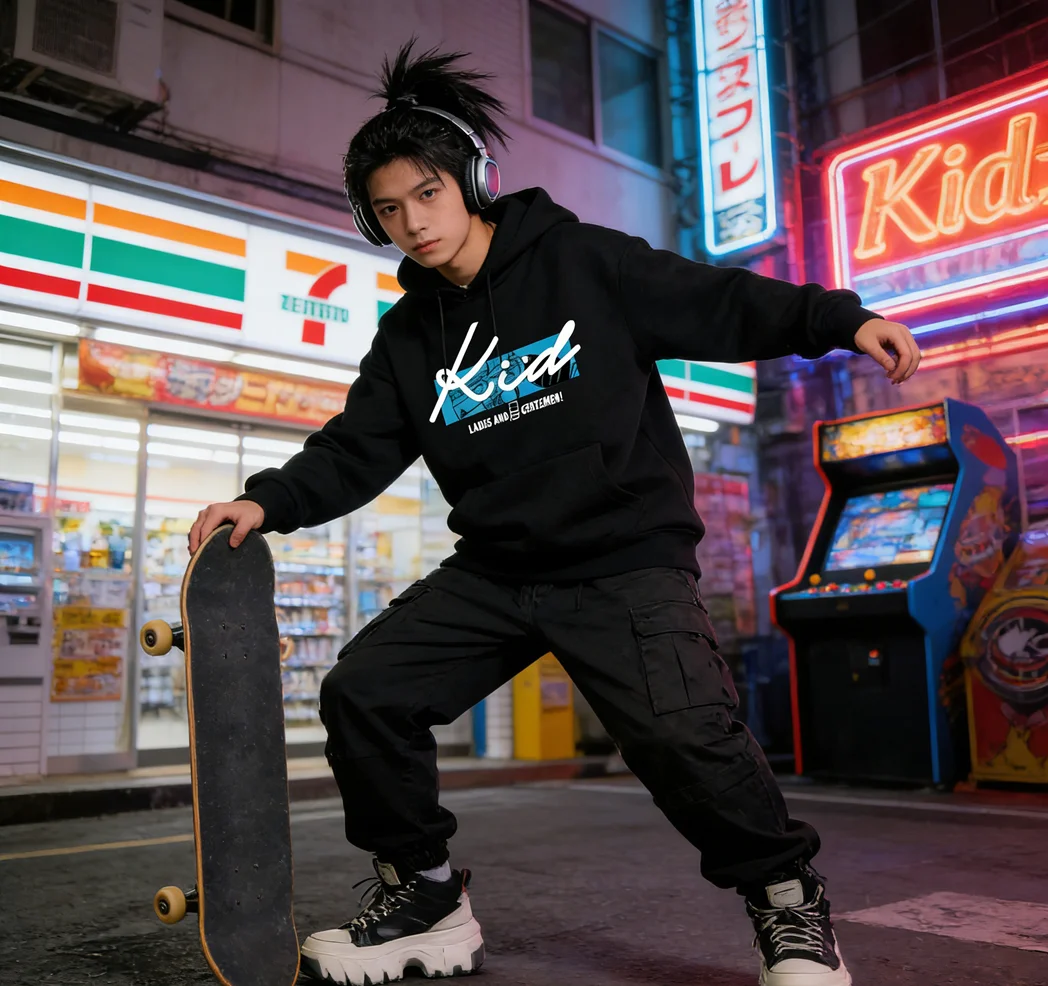 

Detective Anime Hoodie Kids Cotton Printed Hooded Sweatshirt Winter Loose Japanese Style Sports Unisex Pullover Cartoon Mystery