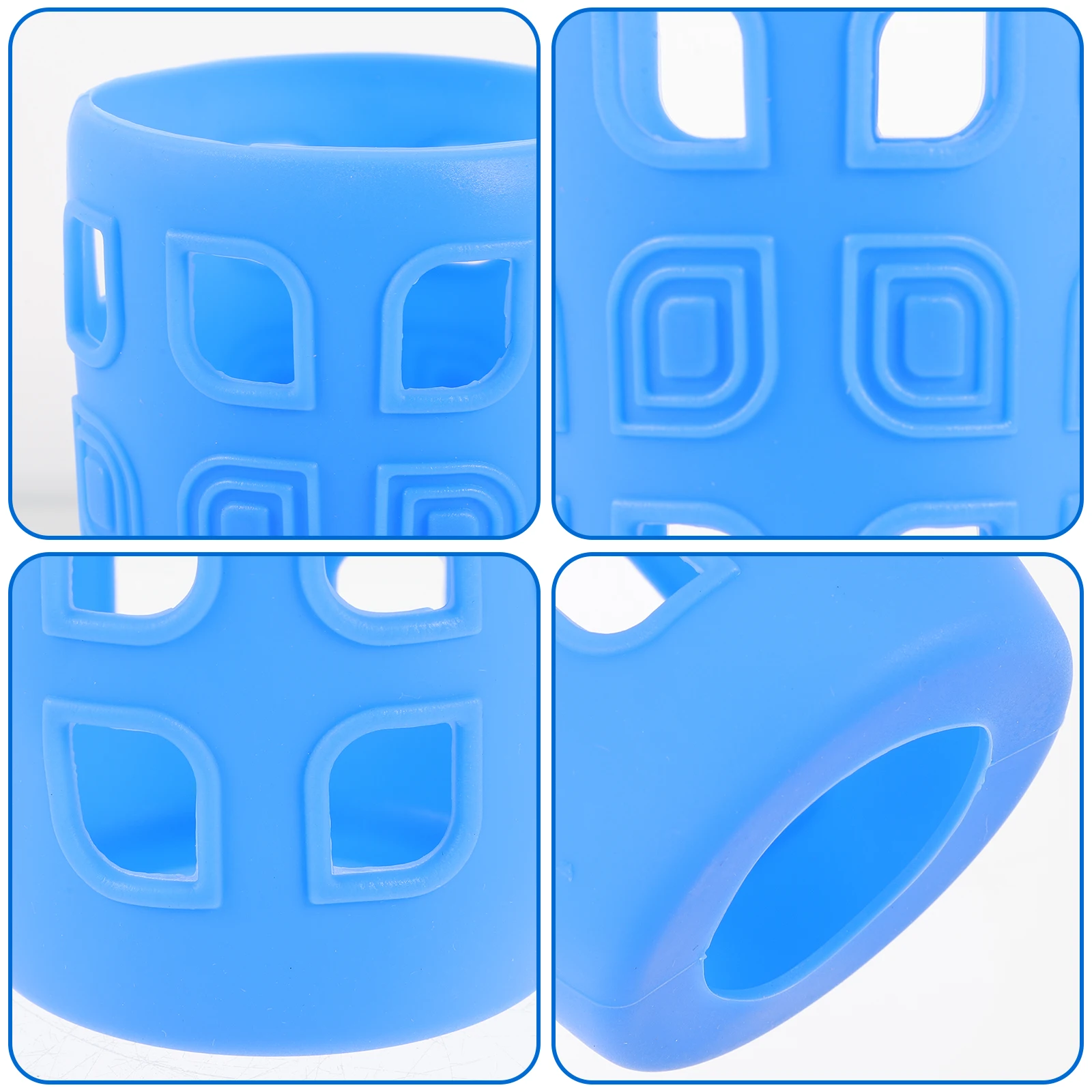 

Functional Scratch-resistant Cup Cover Silicone Sleeve for Glass Bottle Folding