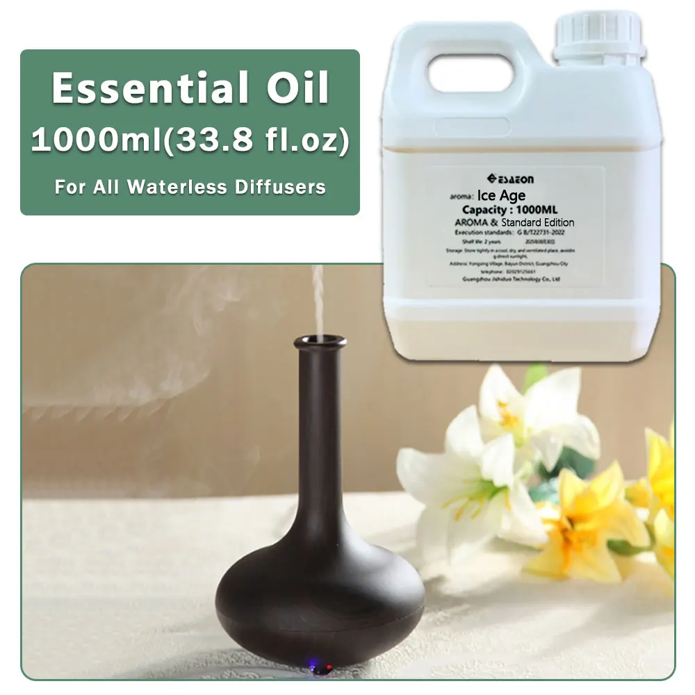 ESAEON Essential Oil, For All Waterless Aromatherapy Machines,Hotel Aroma Machine Oil, Ice Age Black Opium - 1000ML(33.8 fl.oz)