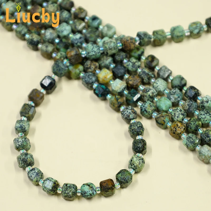 Cuentas de piedra natural de azúcar de pino africano para hacer joyas, pulsera de cristal transparente DIY, llavero, 15'' al por mayor, 6/8/10MM