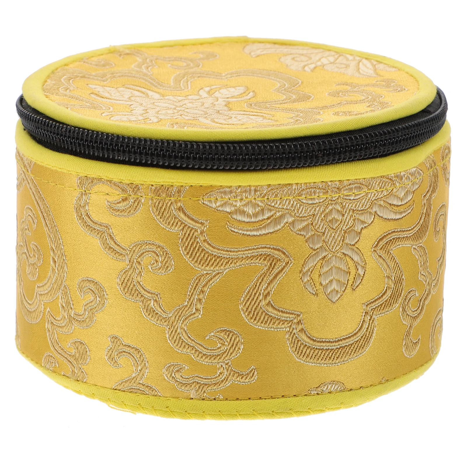 

Singing Bowl Case Handmade Embroidery Cloud Pattern Durable Cloth Material Storage Bag for Tibetan Bowls Meditation Travel