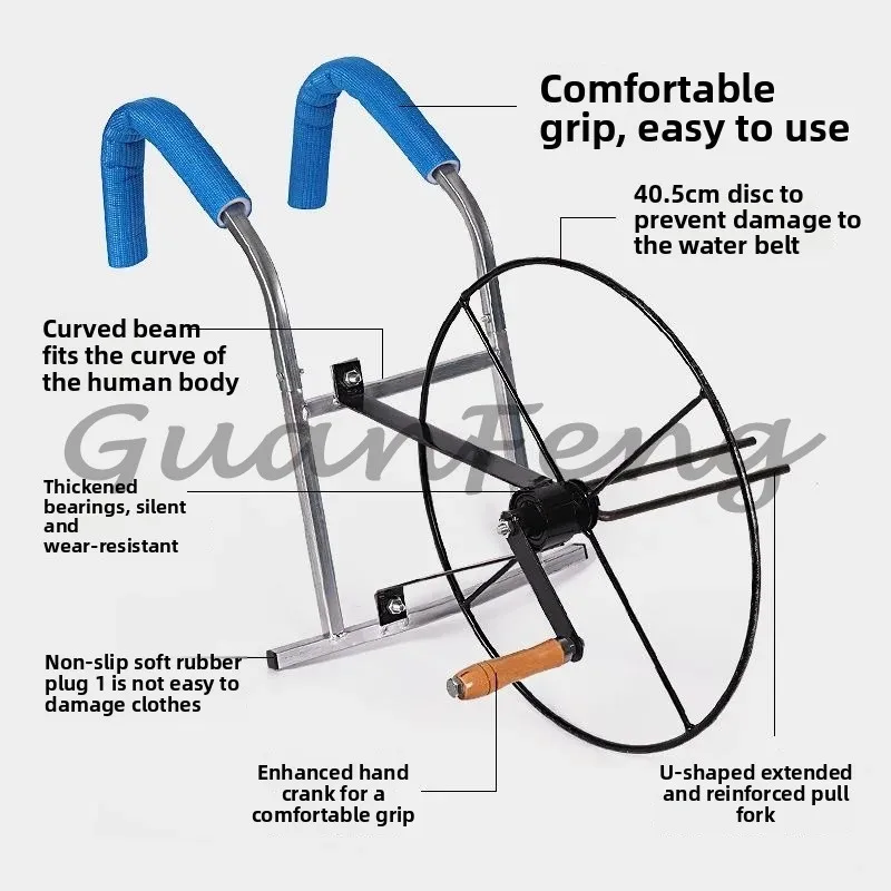 Rolling Water Pipe Agricultural Hand Crank Watering Water Belt Reel Drip Irrigation Belt Fire Water Pipe