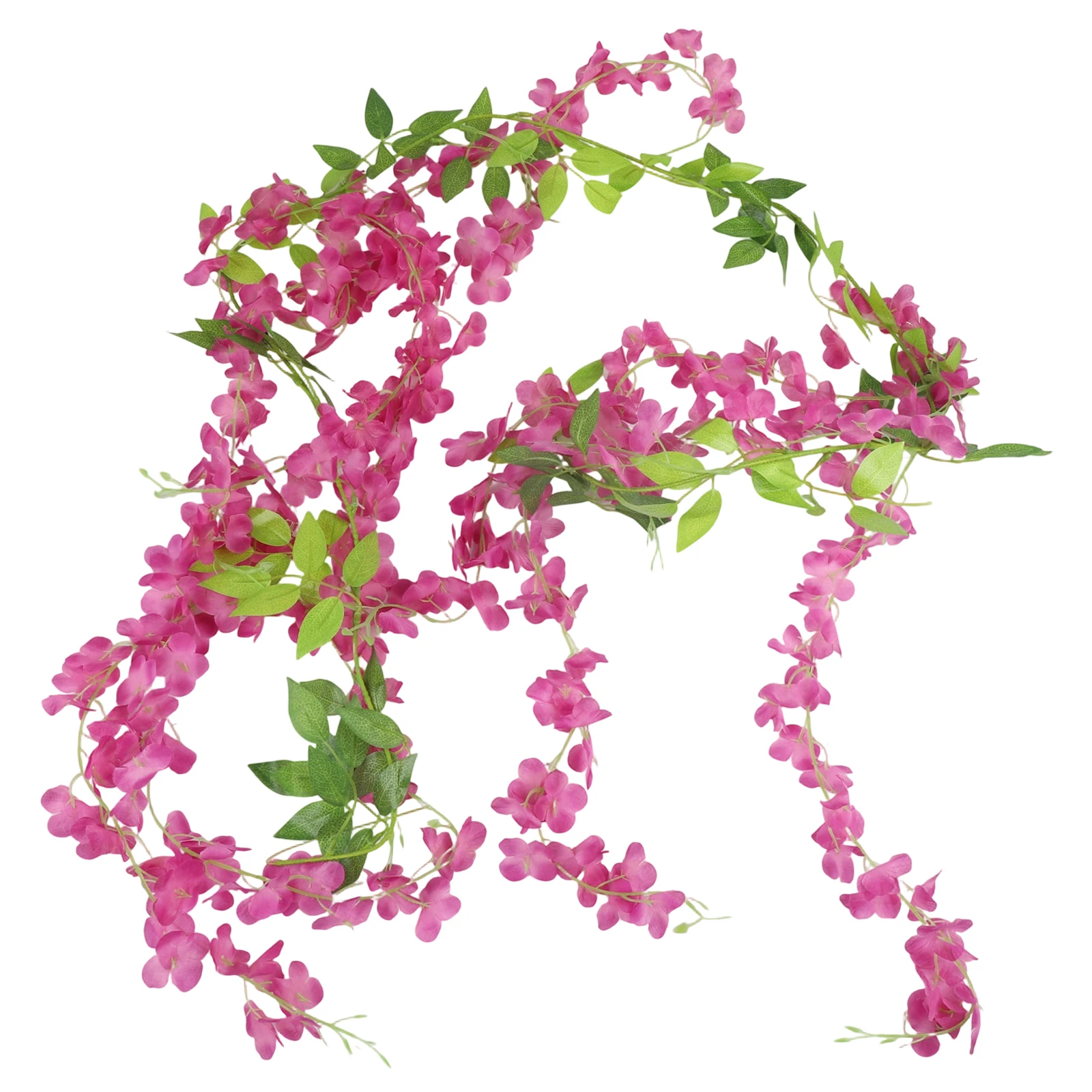 2 كروم زهرة الوستارية الاصطناعية للمنزل الأنيق وديكور الزفاف مادة حريرية تدوم طويلاً لجميع المناسبات #1