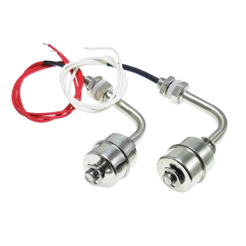 304/316 red and white Stainless Steel L type Liquid Water Level controller Sensor Internal Float Switch Tank Pool water tower