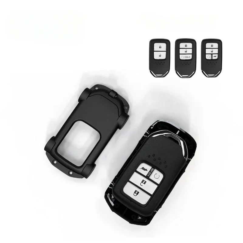 Car Shape Car Key Fob Case Cover Bag Protect Suit For HONDA Accord CIVIC 10 X XRV Vezel Fit Jazz CRV Odyssey HRV City Key Case