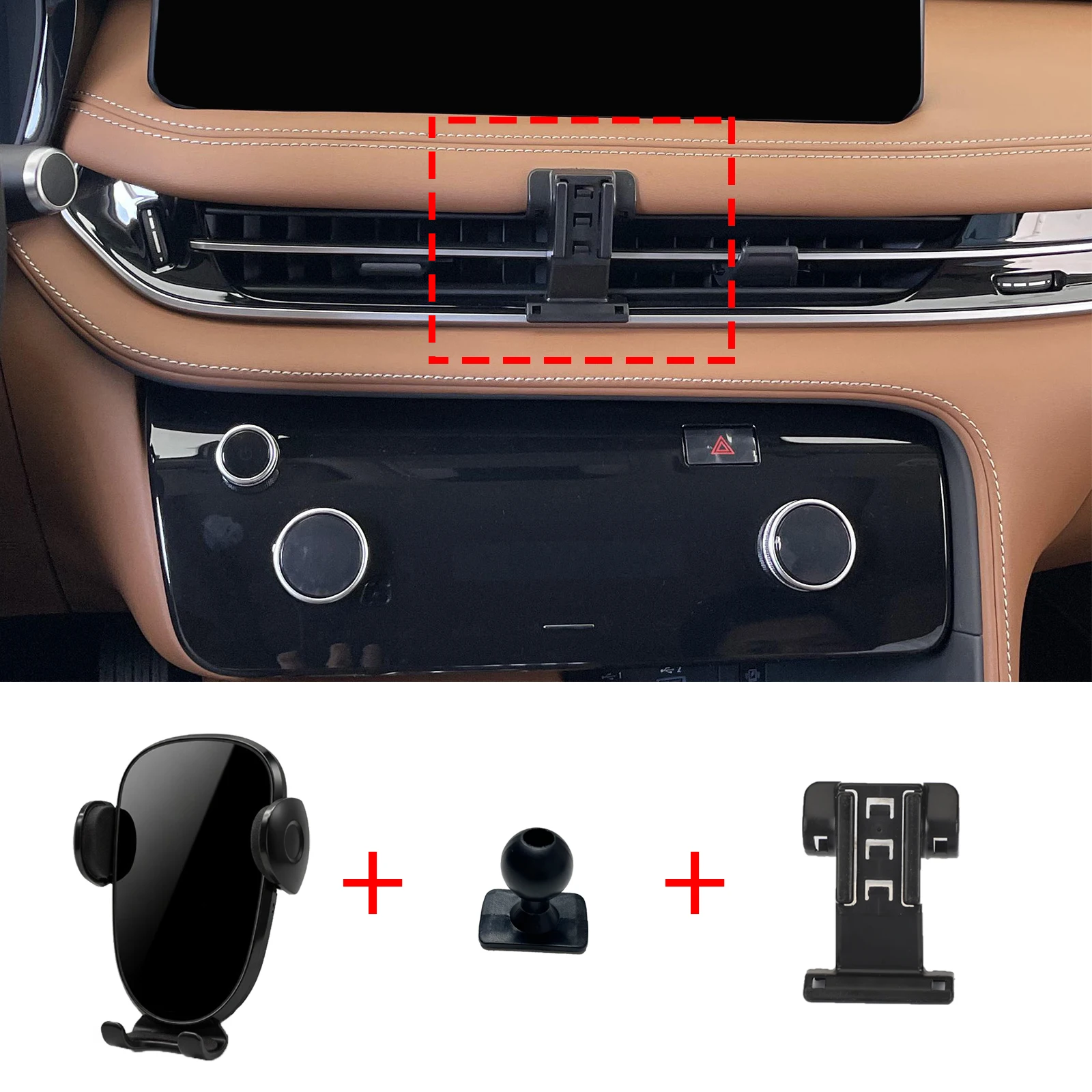 for Infiniti QX60 L51 2022 2023 2024 2025 2026 Mobile Phone Bracket, Dashboard Mount Simple Installation Car Accessories