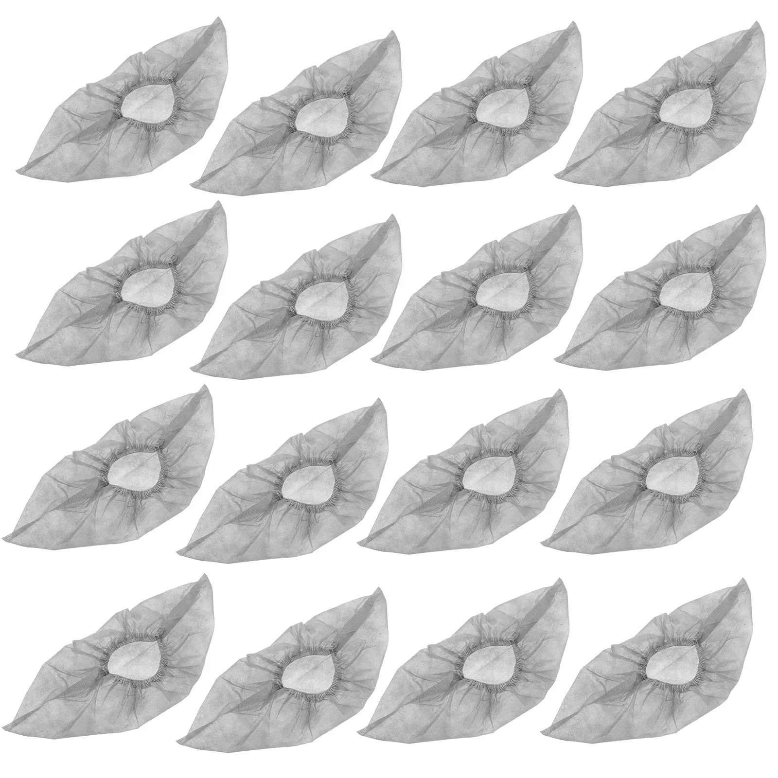 

100Pcs Disposable Foot Covers Non-Woven Shoe Protectors Reusable Quality Anti-Dirt Mud Guards for Home Hospital Workshop Use