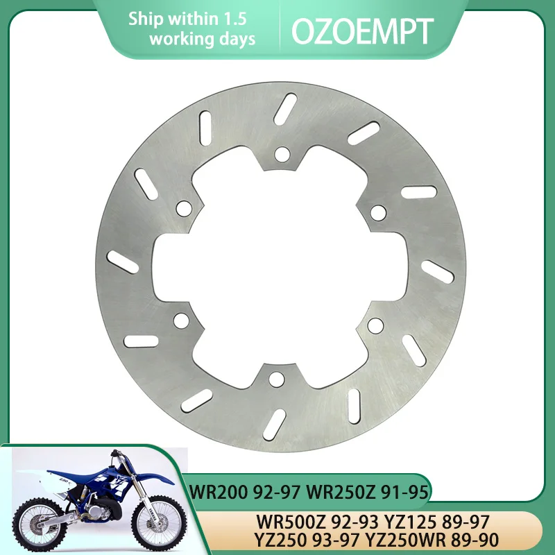 

OZOEMPT Motorcycle Rear brake disc/plate Apply to WR200 92-97 WR250Z 91-95 WR500Z 92-93 YZ125 89-97 YZ250 93-97 YZ250WR 89-90