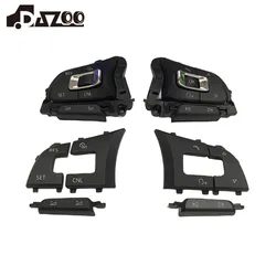 For VW Golf 7 MK7 VII Multifunctional Steering Wheel Button Volume/OK/Cruise/Down/Up/RES SET/Mode Key Decoration Cover Shell