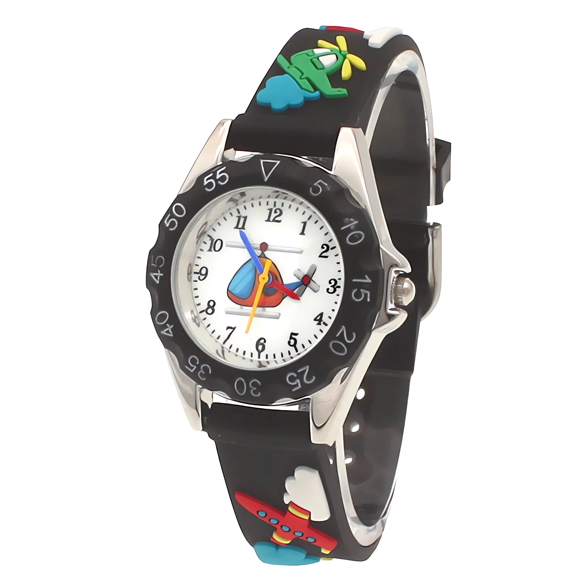 

Кварцевые часы Chaoyada с героями мультфильмов для мальчиков и девочек с силиконовым ремешком, модные цифровые наручные часы для детей, студентов и школьников