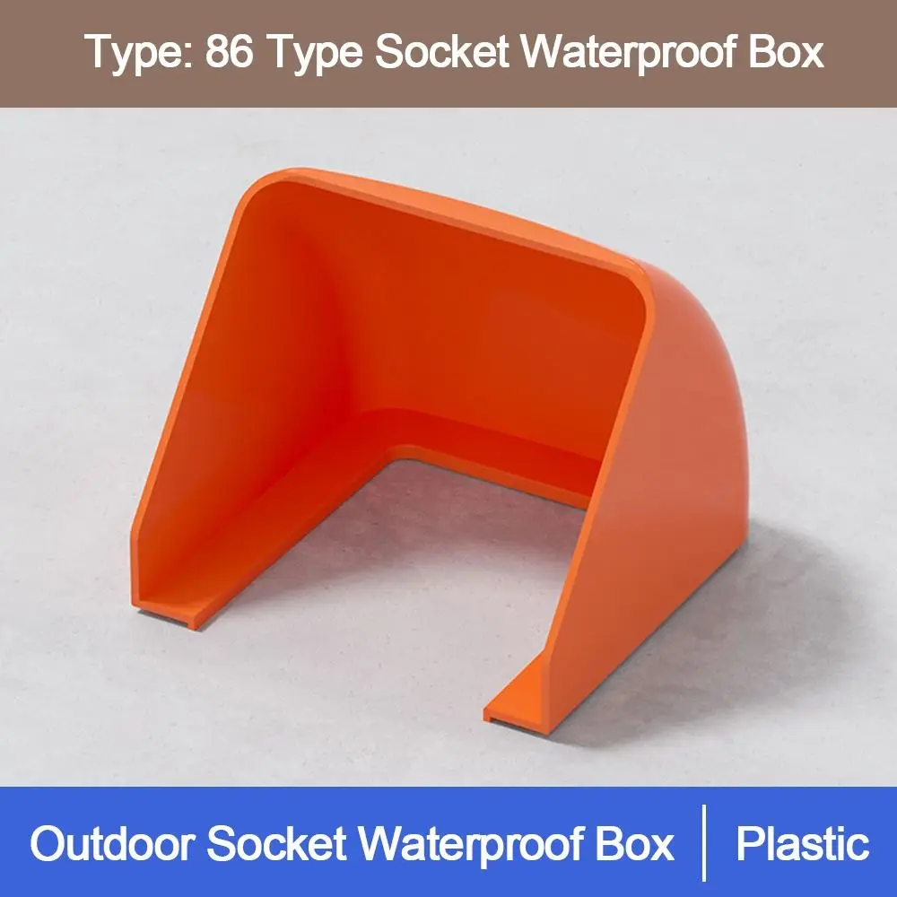 Outlet Supplies 86 Type Protection  Switch Protective Cover Electric Plug Rainproof Cover Outdoor  Waterproof Box