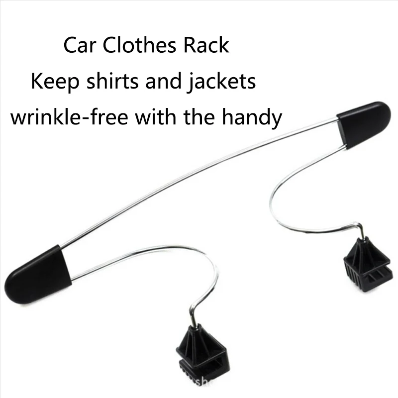 1 Pcs Universal Car Seat Headrest Hanger Metal Coat hangers for Vehicle Hanger Clothes Jacket Suits Shirts Holer Car Coat Hanger