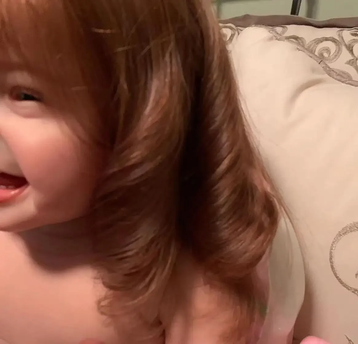 Customized Limited Supply 28inch Reborn Baby Mila With Hand-Rooted  Curly Brown Hair DIY Part Painted Kits Christmas Gift