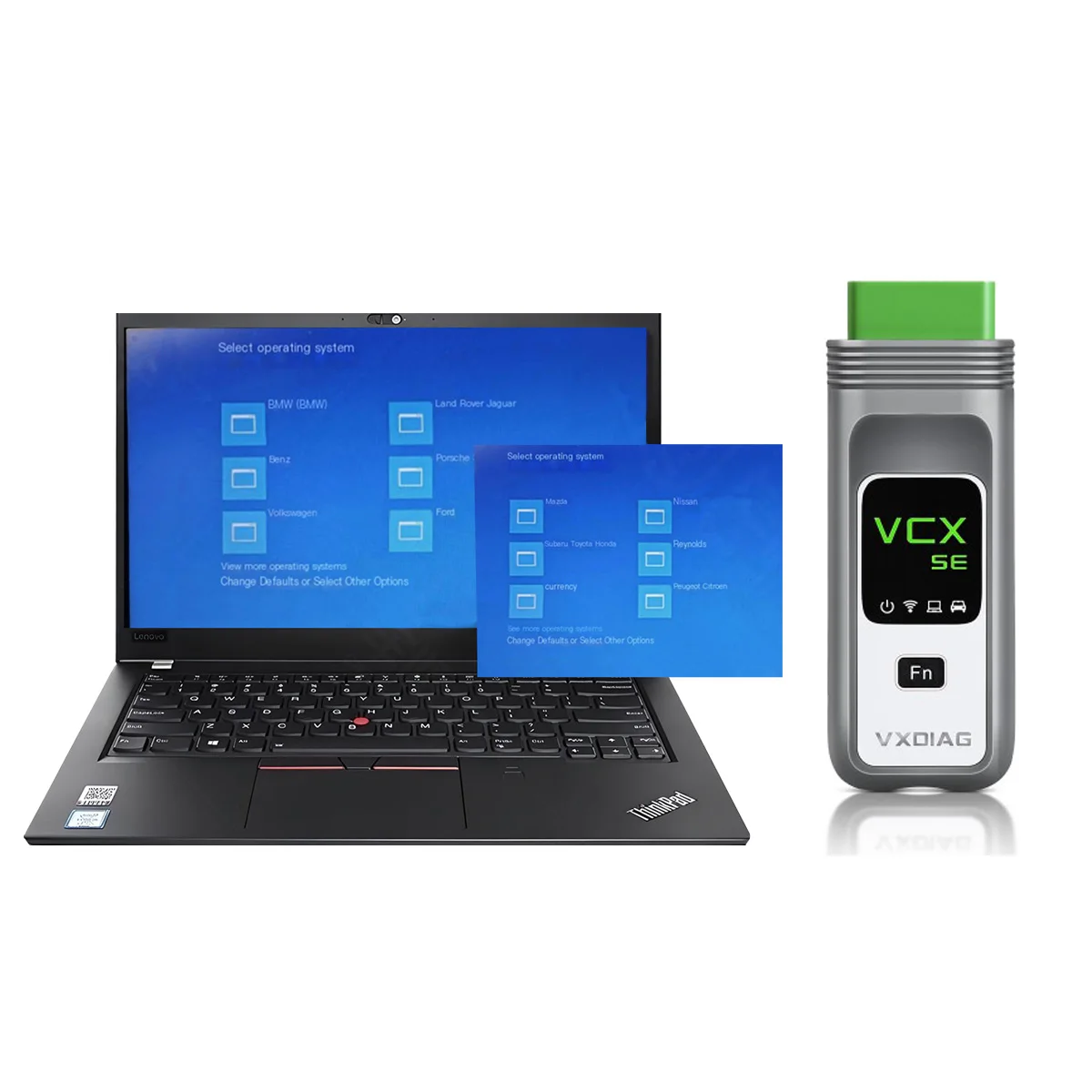 VXDIAG VCX SE16 all-in-one diagnostic apparatus+2TB solid disk software+Lenovo T470 computer complete set