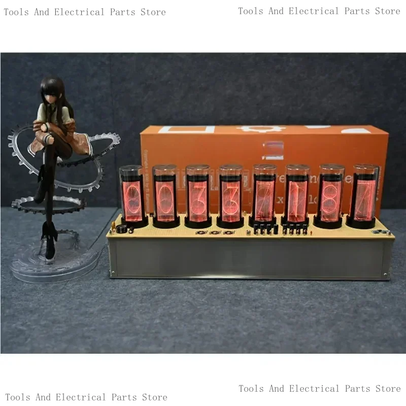 World Line Rate Of Change Detector, Nixie Tube Clock,Gate Anime Peripherals / Figure Models, Gifts, Home Decorations