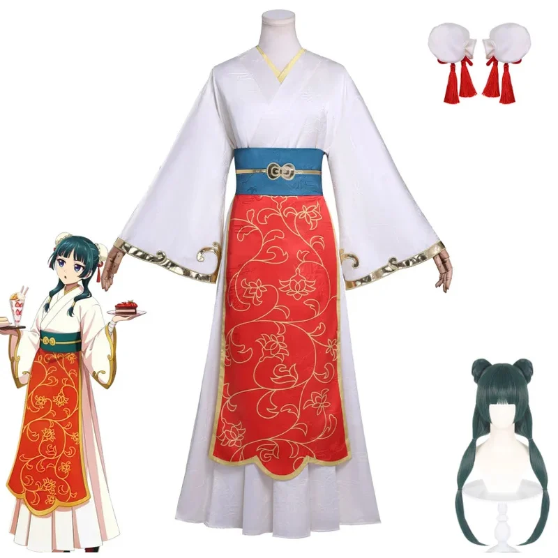 anime-l'apothicaire-journaux-maomao-cosplay-costume-perruque-robe-jinshi-robe-blanche-dans-les-bonbons-paradis-halloween-pour-les-femmes-hanfux-2'
