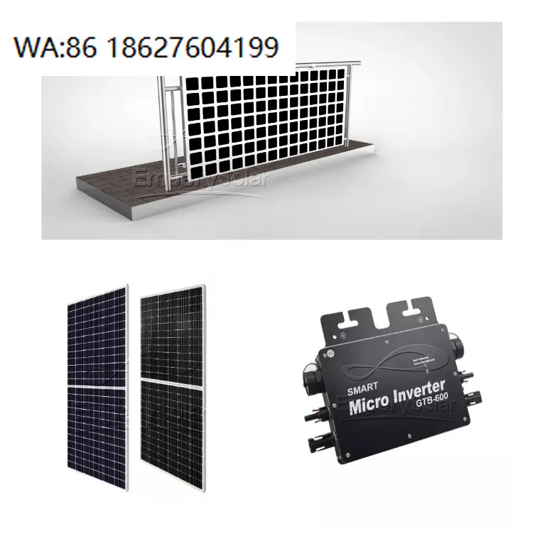 

Easy Monocrystalline MPPT Solar Kit Plug and Play 400W/600W/800W Home Balcony Power System On Grid Solar PV Kit