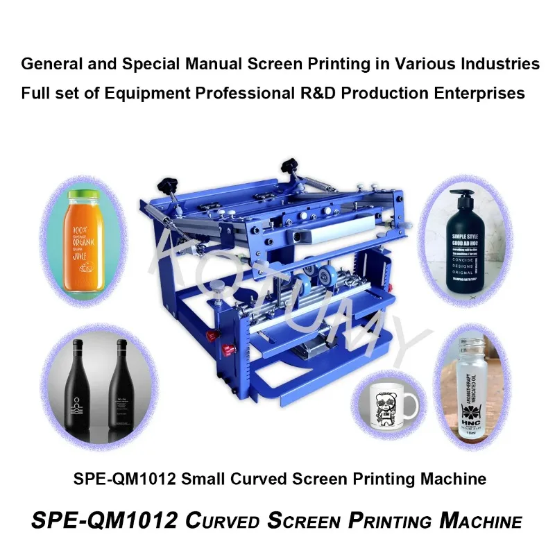 Small Curved Screen Printing Machine Curved Screen Printing Machine Manual Curved Printing Bottle Cup