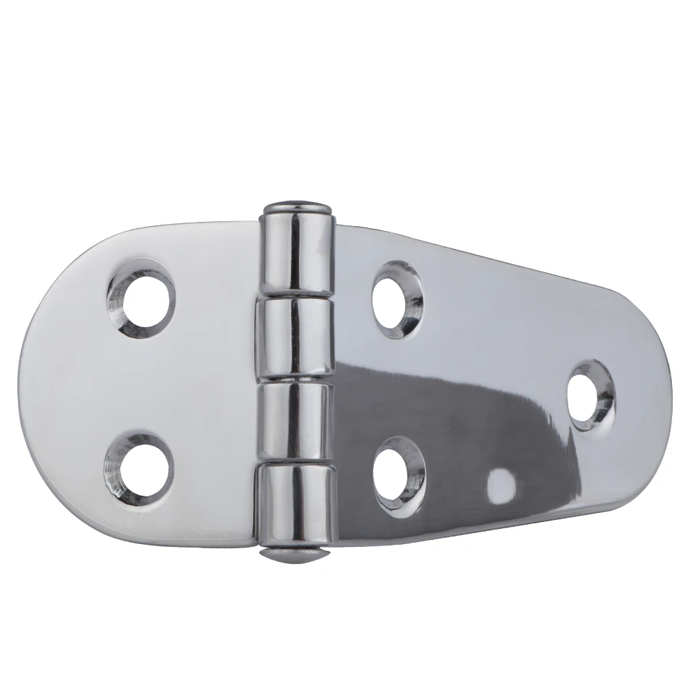 A Pair Marine Grade Stainless Steel Mirror Polished Cast Door Hinge for Boat, RVs