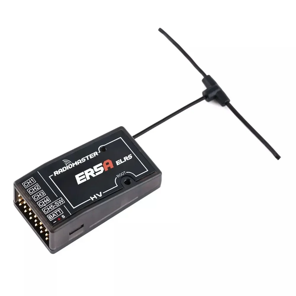 

RadioMaster ER5A 2,4 ГГц 5CH ExpressLRS ELRS PWM Горизонтальный контактный приемник