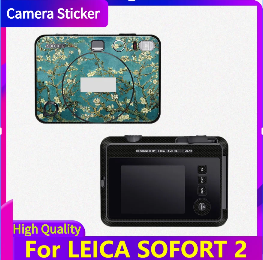 For LEICA SOFORT 2 Camera Lens Skin Anti-Scratch Protective Film Body Protector Sticker