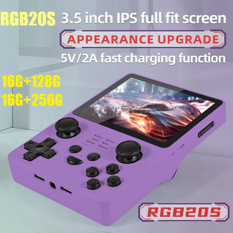 

RGB20S Retro Video Game Console 3.5Inch HD Screen Arkos 2.4G 5G WIFI Handheld Video Players Children's Gifts