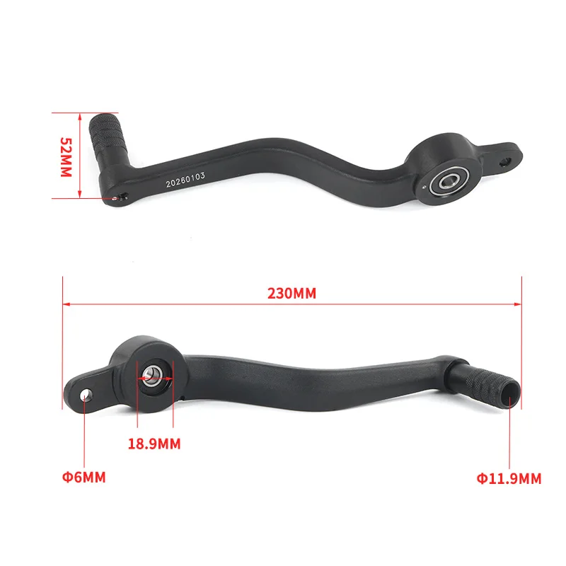 For CFMOTO 675SR-R Rear Brake Pedal Assembly SRS675 CF650-10 CF675SR Brake Pedal Motorcycle Accessories Original Parts