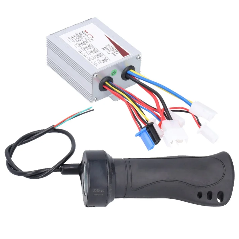

36V 500W Brushed Speed Controller With Throttle Grip Set For Electric Bicycle Scooter Tricycles