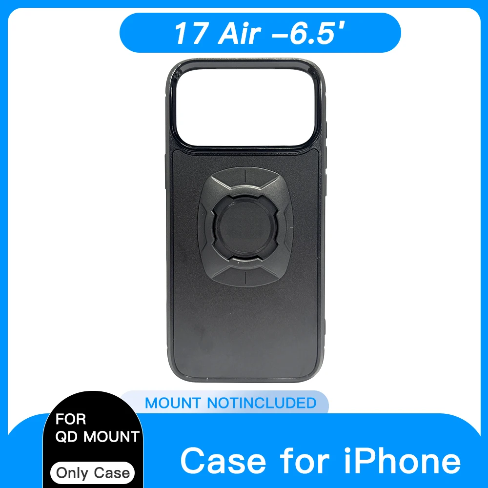 Twsit Lock Telefoonhoeshouder Motor Fiets iPhone-hoesje Quick Lock Geschikt voor Quad-systeem Telefoonhouder/houder 14 15 16 Pro Max