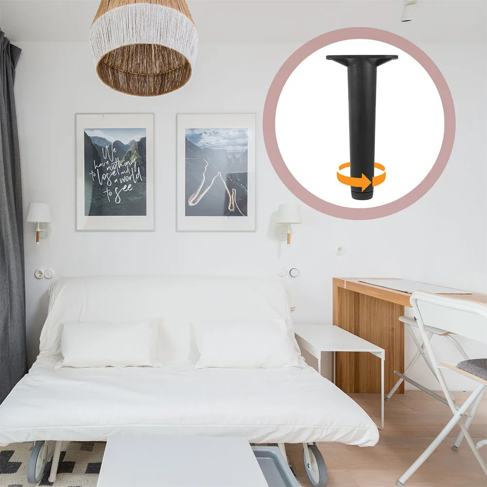 Patas de soporte central para marco de cama, piezas de repuesto de soporte de cama ajustables, fuerte capacidad de carga, fácil de instalar, 2 uds.