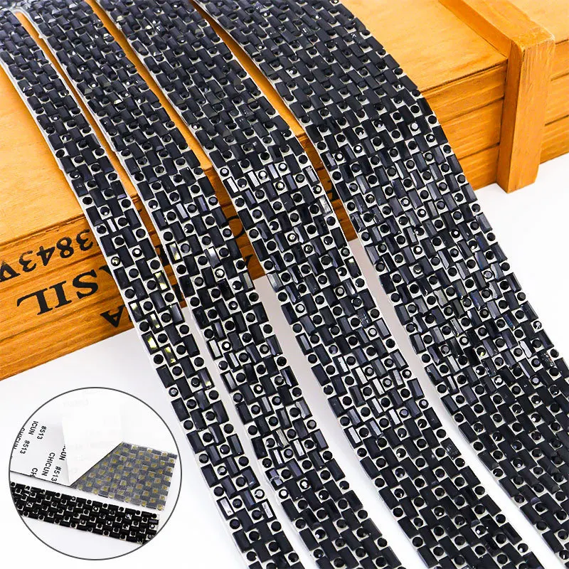 Украшение своими руками, хрустальная лента, самоклеящиеся стразы, блестящие наклейки со стразами для персонализированных аксессуаров