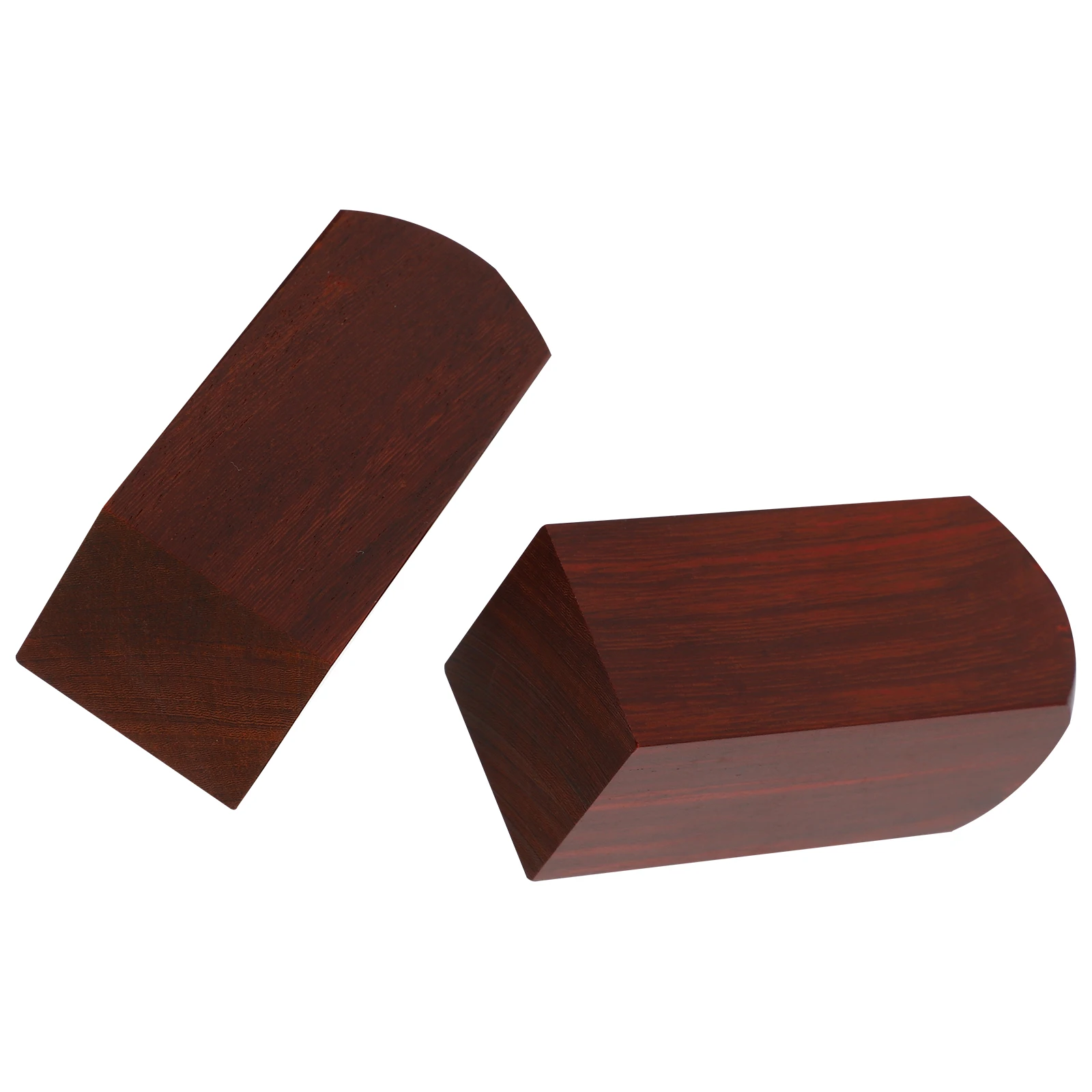 

Red Sandalwood Seal Square Stamps Blank DIY Craft Block for Scrapbooking Practical Wooden