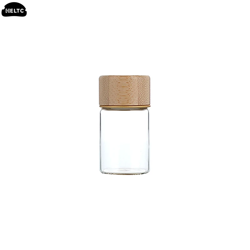 1*Empty Storage Tank 20/25/30ml Mini Glass Bottle For Coffee Concentrate Milk Juice Leakproof Bottle With Lid Mason Portable Jar
