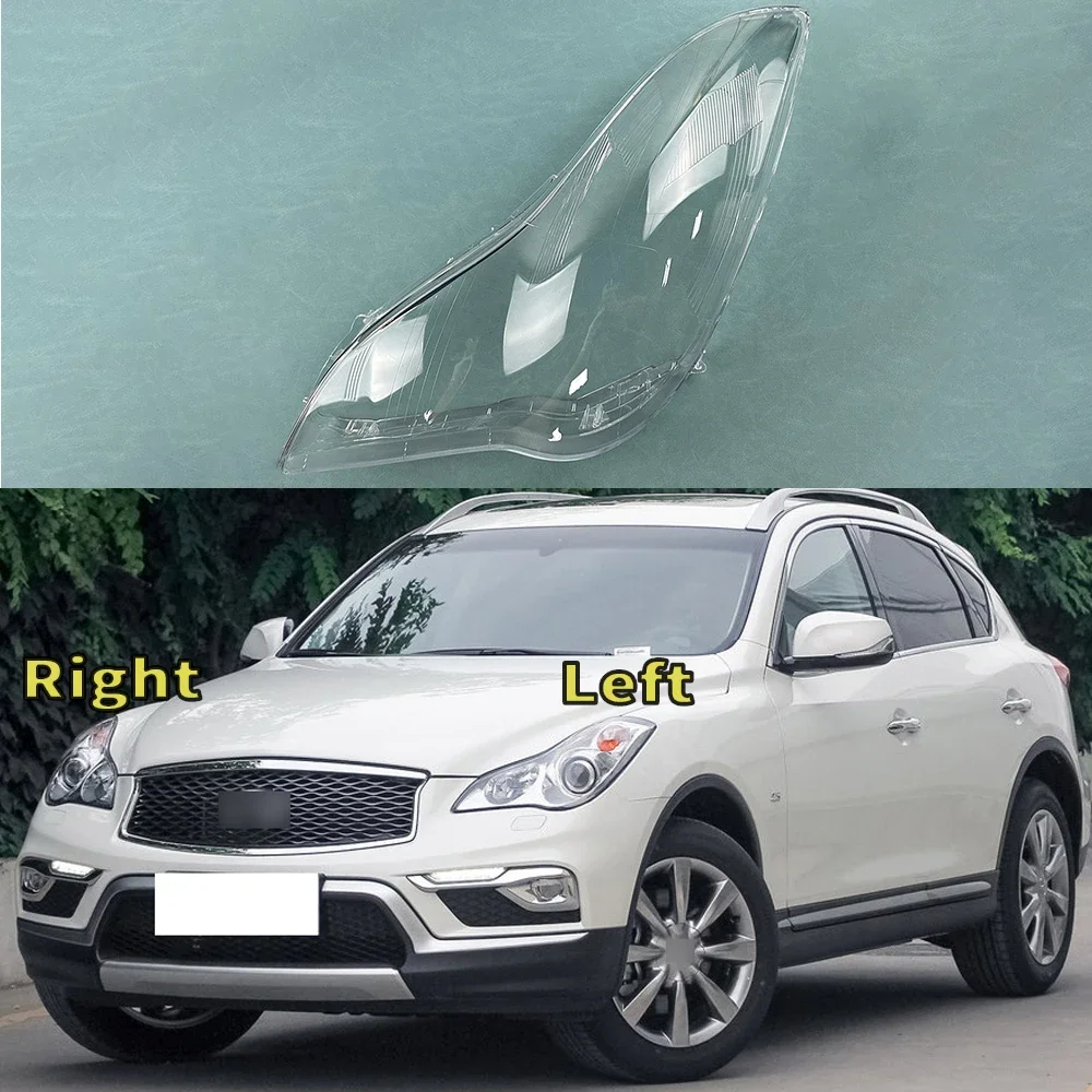 

Replace The Original Lampshade Plexiglass For Infiniti QX50 EX25 EX35 2008-2015 Headlight Lens Shell Transparent Headlamp Cover