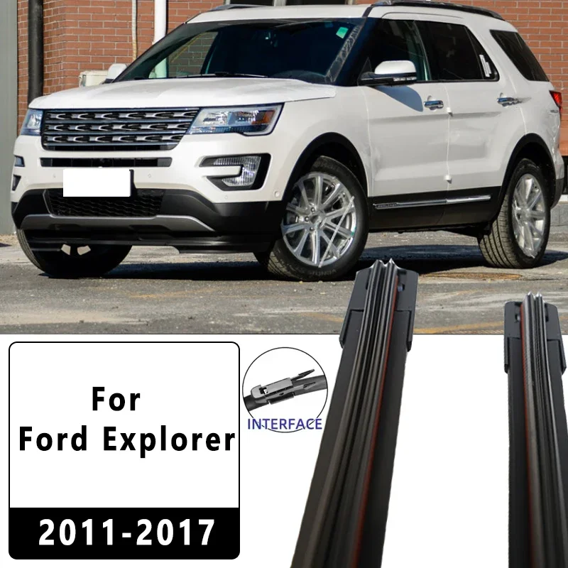 

For Ford Explorer 2011-2017 26“+22” Car Front Windscreen Wiper Blades Brushes Windshield Window Cutter Accessories 2PCS
