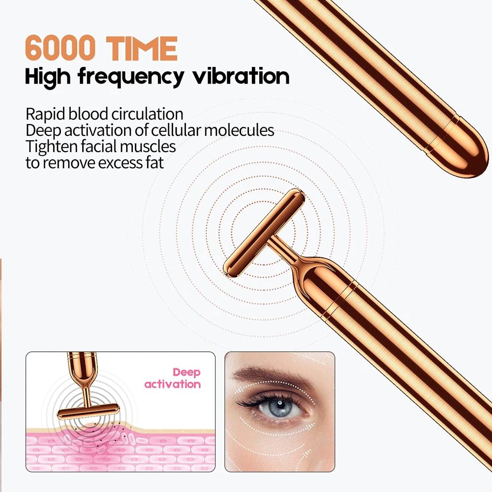 3 in 1 Stainless Steel Face Spa Massager For Beauty Health Nose Up Lifting Face Massage Kit Facial Slimming Face Skin Care Tools