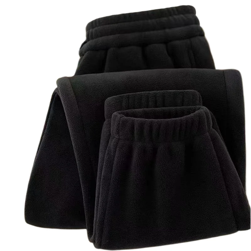 ملابس الشتاء الشباب Sle مرونة الخصر السراويل الطويلة زوجين عرق الوجهين Fce Thiened الدافئة الرجال سراويل تقليدية رياضية #6