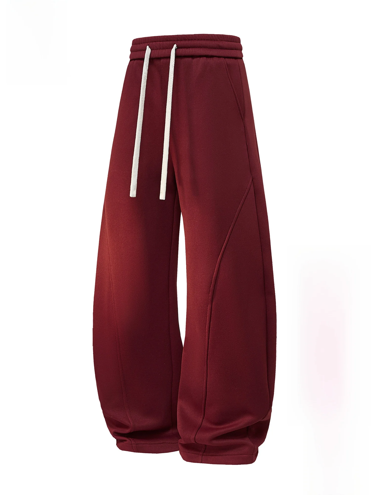 

Мужские повседневные брюки Paul Frank с флисовой подкладкой, свободные, широкие, длинные, красные, для года Китайского зодиака, из полиэфирного волокна