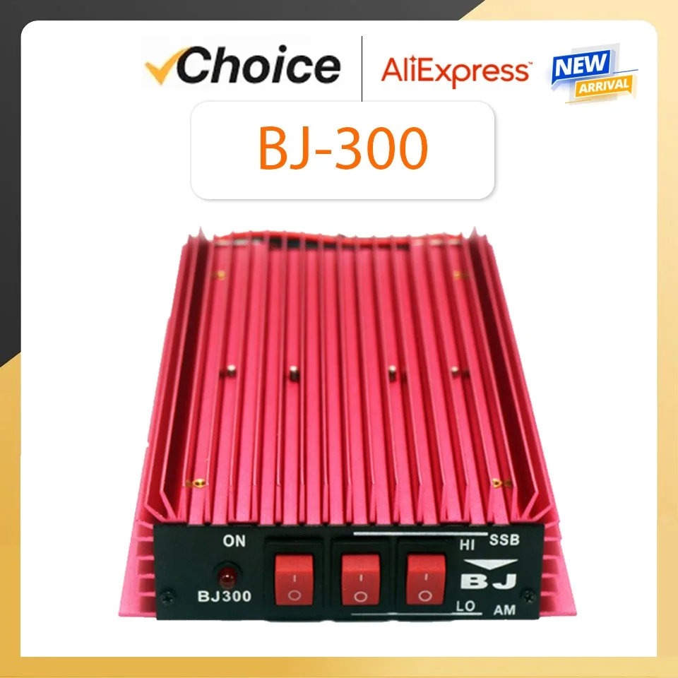 Baojie BJ-300 PLUS CB-radio Hoogvermogenversterker 3-30Mhz 100W FM 150W AM 300W SSB CB-versterker Optimale werkfrequentie 27-30mHz