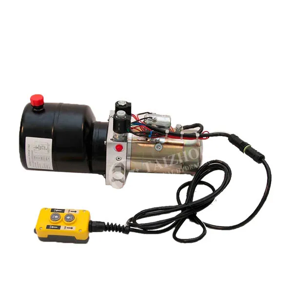 dc motor 12v 24v 220v hydraulic power unitfor pitter trailer automotive auto truck, hydraulic motor power pack