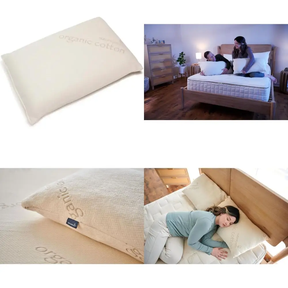 

Luxury Organic Latex Pillow - Medium Support for Standard Beds with Customizable Comfort